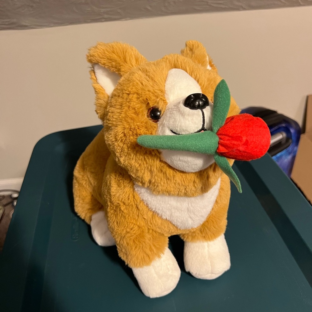 Snuggle Buddy Australia Pembroke Welsh CORGI Heat & Hug Roses